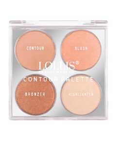 LOLLIS Contour Palette Sejas konturēšanas palete, 4 krāsas, 01, 16 g