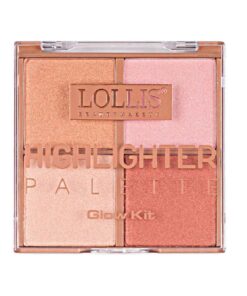 LOLLIS Izgaismotāju palete, 4 krāsas, 04, 28 g