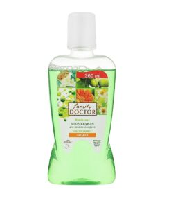 FAMILY DOCTOR Ultra aizsardzība Mutes dobuma skalošanas līdzeklis Kliņģerīte, 360 ml