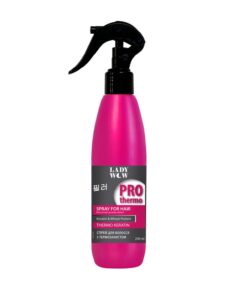 LADY WOW Thermo Keratin Matu sprejs ar termoaizsardzību, 200 ml