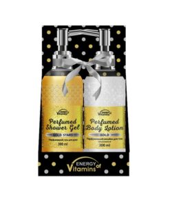 ENERGY OF VITAMINS My Gold Stars dāvanu komplekts (Parfimēta dušas želeja, 300 ml + Parfimēts ķermeņa losjons, 300 ml)