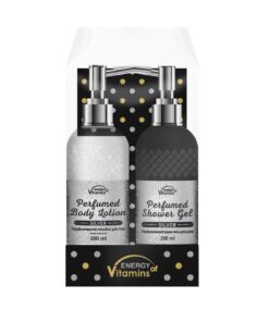 ENERGY OF VITAMINS Silver dāvanu komplekts (Parfimēta krēmveida dušas želeja, 300 ml + Parfimēts ķermeņa losjons, 300 ml)