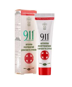 911 Sildošs fitokrēms muskuļiem un locītavām, 100 ml