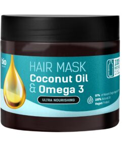 BIO NATURELL Coconut Oil & Omega 3 Matu maska, 295 ml