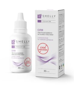 SHELLY Eļļa bojātu nagu plākšņu kopšanai ar farnezolu un tējas koku, 30 ml