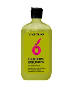 VIVA OLIVA Stiprinantis fito šampūnas nuo plaukų slinkimo su alyvuogių ir varnalėšų aliejais, 400 ml