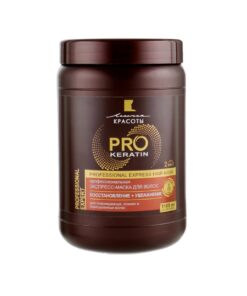 PRO KERATIN Profesionāla ekspress matu maska Atjaunošana + mitrināšana, 1.1 l