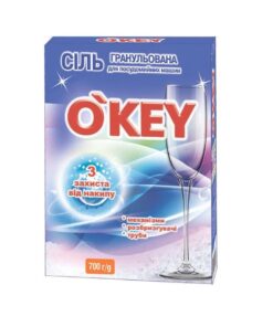 O'KEY Granulēta sāls trauku mazgājamajām mašīnām, 700 g