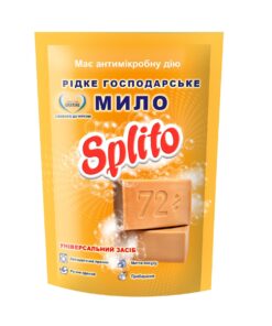 SPLITO Šķidrās saimniecības ziepes 72%, doy-pack, 500 ml
