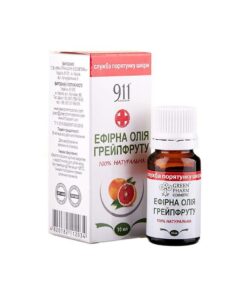 911 Greipfrūta ēteriskā eļļa, 10 ml