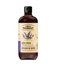 GREEN PHARMACY Vannas putas lavanda un linsēklu eļļa, 500 ml