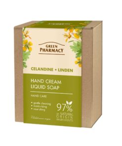 GREEN PHARMACY Strutene un liepziedi roku kopšanas komplekts (roku krēms, 100 ml + šķidrās ziepes, 460 ml)