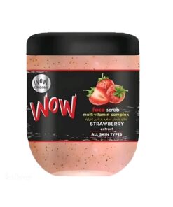 WOW Sejas skrubis ar zemenes ekstraktu, 500 ml