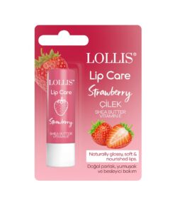 LOLLIS Lip Care Lūpu balzams Zemene, 4 g