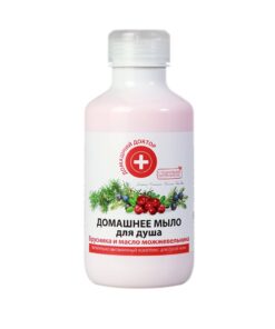 DOMAŠŅIJ DOKTOR Mājas dušas ziepes Brūklene un kadiķu eļļa, 500 ml