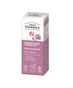 GREEN PHARMACY Damaskas roze + keramīdi Krēms ādai ap acīm, 15 ml