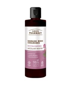 GREEN PHARMACY Damaskas roze + keramīdi Micelārais ūdens, 200 ml