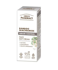 GREEN PHARMACY Bambuss + niacinamīds Dienas sejas krēms, 50 ml