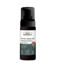 GREEN PHARMACY Kaktuss + skvalāns Sejas mazgāšanas putas, 150 ml