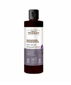 GREEN PHARMACY Bakučiols + postbiotikas Micelārais ūdens, 200 ml