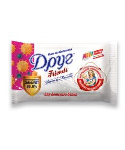 FRIENDS Cietās saimniecības ziepes bērnu veļas mazgāšanai, 125 g