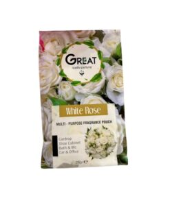 GREAT Baltā roze Daudzfunkcionāls aromātiskais maisiņš, 25 g