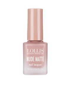 LOLLIS Nude Matte Matēta nagu laka, tonis 06, 12 ml