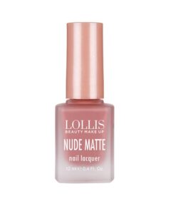 LOLLIS Nude Matte Matēta nagu laka, tonis 08, 12 ml