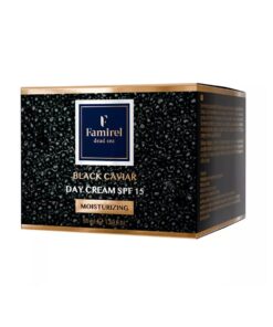 FAMIREL Black Caviar Mitrinošs sejas krēms ar melno ikru ekstraktu SPF 15, 50 ml