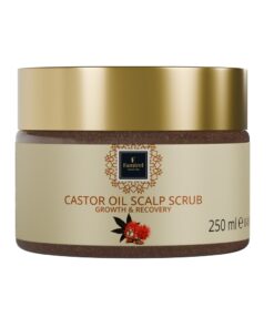 FAMIREL Castor Oil Galvas ādas skrubis ar rīcineļļu Augšana un atjaunošana, 250 ml