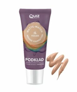 QUIZ Matte-Match Mousse Tonālais krēms, tonis 02 Beige, 30 ml