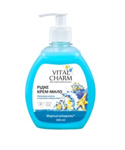 VITAL CHARM Šķidrās krēmziepes Jūras minerāli, 300 ml