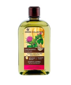 GREEN COLLECTION Kopjošs šampūns visiem matu tipiem pret matu izkrišanu un trauslumu, 500 ml