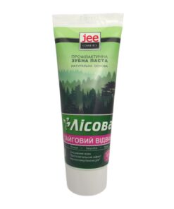 JEE COSMETICS Profilaktiskā zobu pasta Meža, Taigas zāļu novārījums, 75 ml
