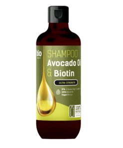 BIO NATURELL Šampūns visiem matu tipiem Avocado Oil & Biotin, 355 ml