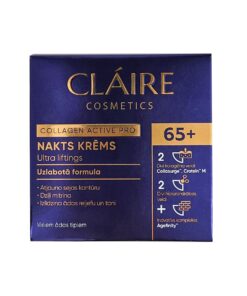 СLAIRE Collagen Active Pro Nakts krēms 65+ visiem ādas tipiem, 50 ml