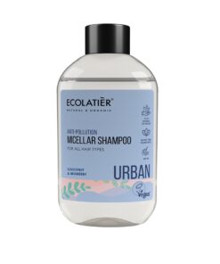 ECOLATIER URBAN Anti-Pollution Мицеллярный шампунь для всех типов волос Кокос и шелковица, 600 мл