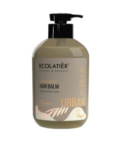 ECOLATIER URBAN Stiprinošs balzams pret matu lūšanu Šī sviests un magnolija, 400 ml