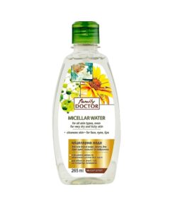 FAMILY DOCTOR Micelārais ūdens visiem ādas tipiem, pat ļoti sausai, ar noslieci uz kairinājumu, 265 ml