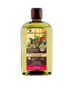 GREEN COLLECTION Barojoša dušas un vannas želeja Savvaļas Karpatu zāļu un ogu spēks, 500 ml