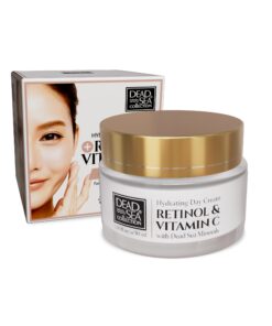 DEAD SEA COLLECTION Retinol + Vitamin C Atjaunojošs un mitrinošs dienas krēms ar retinolu un C vitamīnu, 50 ml