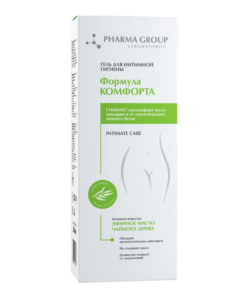 PHARMA GROUP Body Love Želeja intīmai higiēnai ar lotosa ekstraktu un tējas koka eļļu, 250 ml